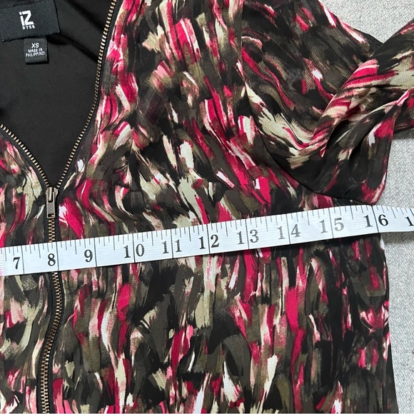 IZ Byer Chiffon Dress Size XS Multicolor - Picture 5 of 16